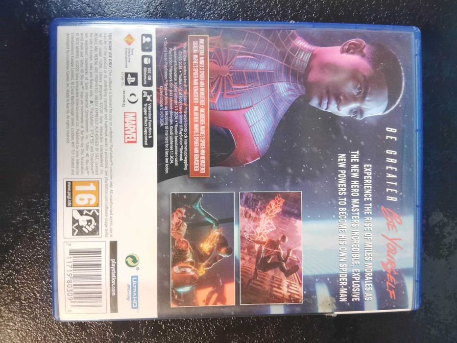 SpiderMan Miles Morales PS5 Angielska wersja gry - brak PL