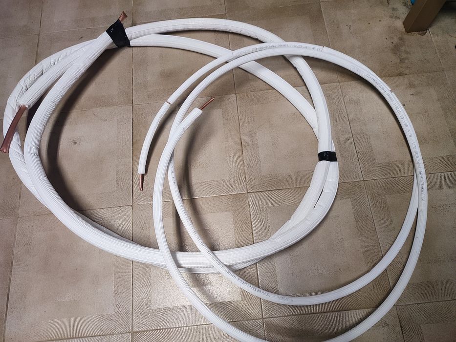 Tubo cobre com isolante térmico para ar condicionado