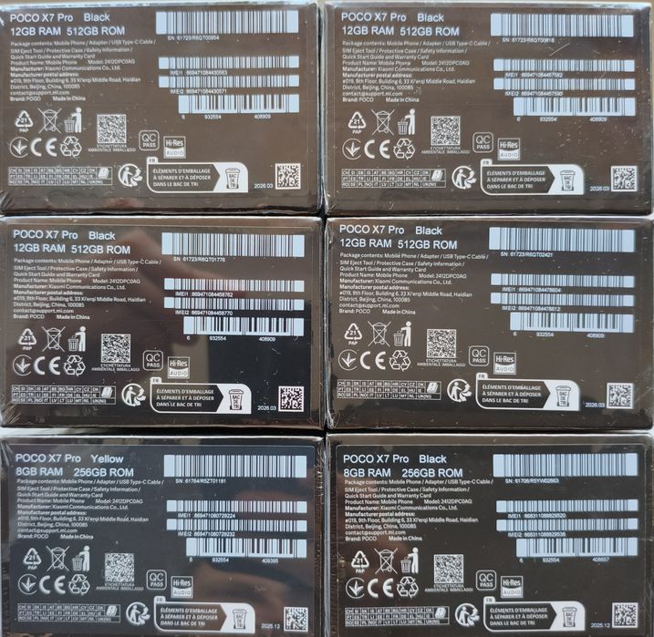 Poco X7 PRO 8*256 12*512 NFC Adapter 90W Global Version NEW чохол в подарунок