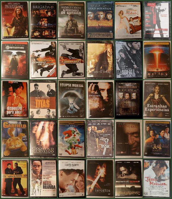 Filmes DVD 3 Euros cada