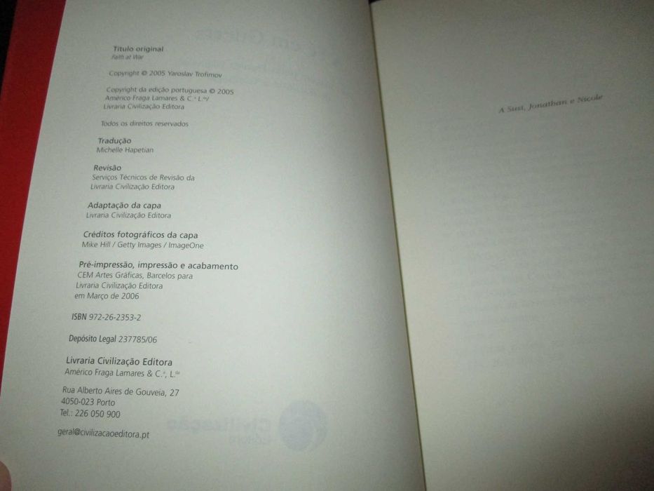 Livro A Fé em Guerra Yaroslav Trofimov Civilização