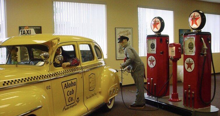 Antigo carro de pedais. SHELL. USA.