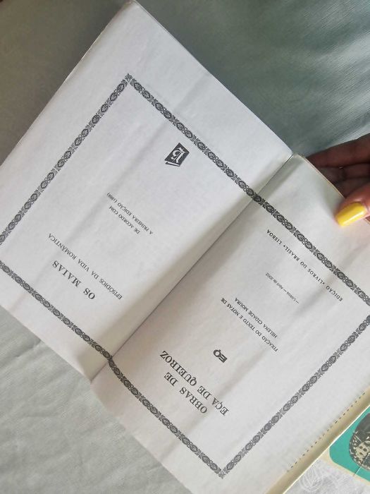 Livros Eça de Queiróz - Os Maias - Contos