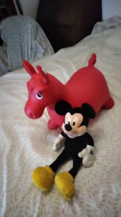 Cavalo com Mickey