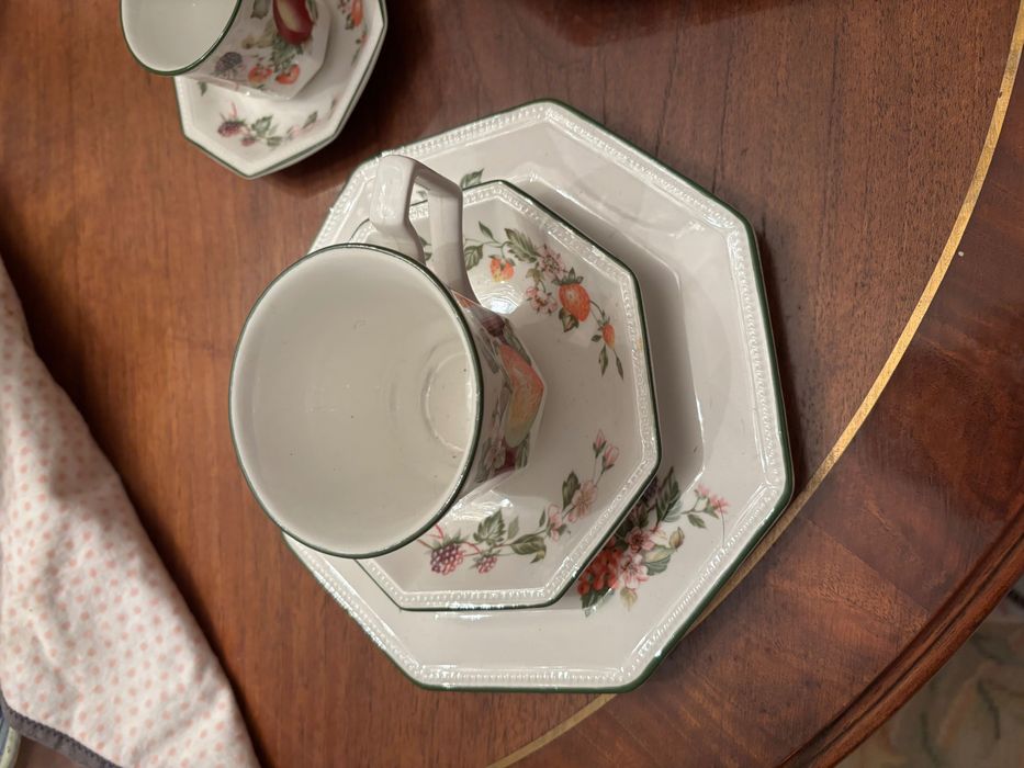 Serviço de jantar de porcelana do Johnson Bros
