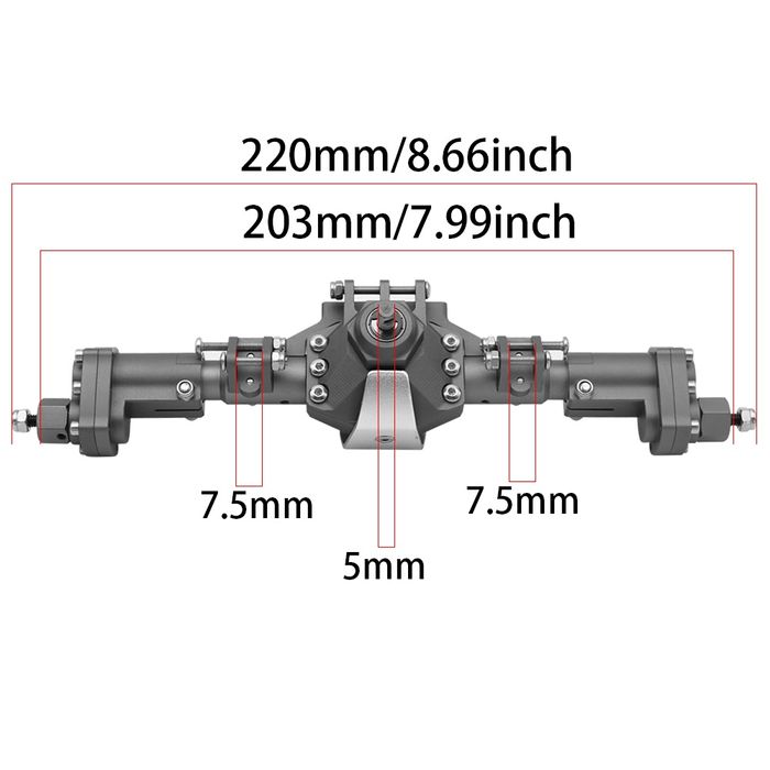 Eixos portais rc crawler 1/10