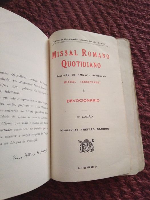 Missal romano quotidiano e Missal paroquial
