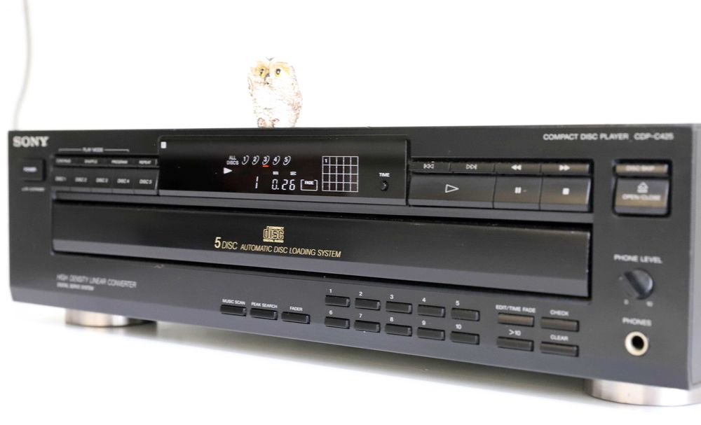 Sony CDP-C425 Compact Disc Player 5Disc