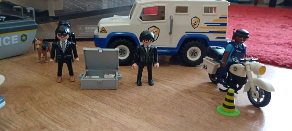 Playmobil barco e carro