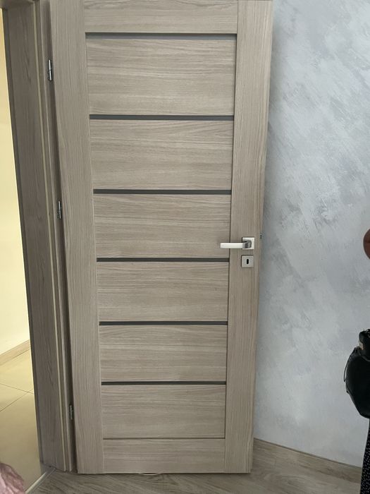 Drzwi wewnetrzne 80cm oscieznica i klamka