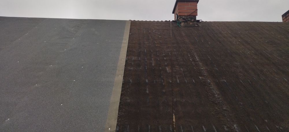 Dach gonty bitumiczne papy termozgrzewalne malowanie dachów