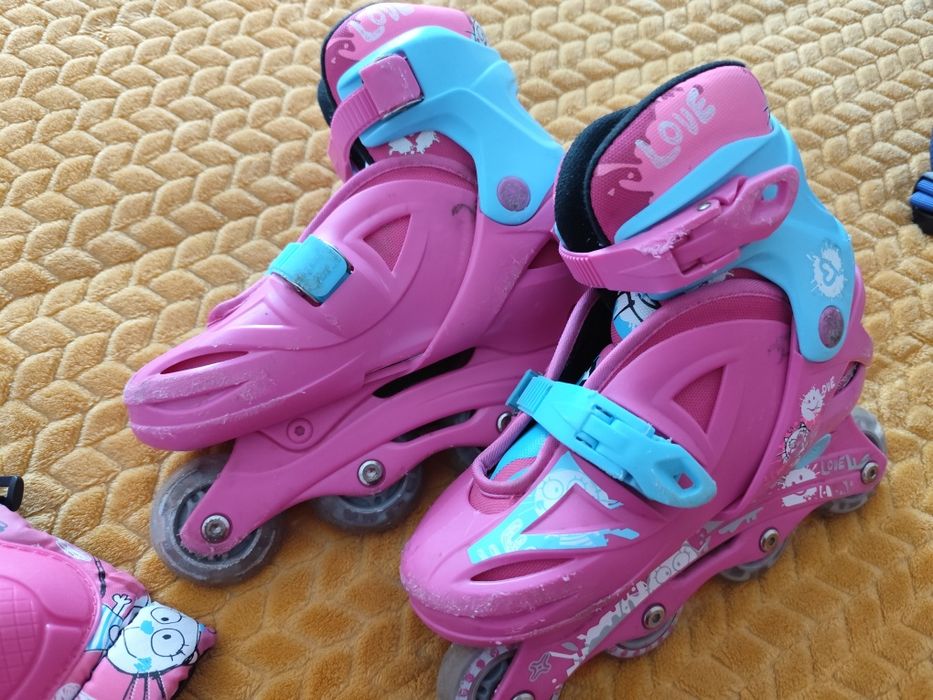 Patins e kit de proteção tudo por 35€