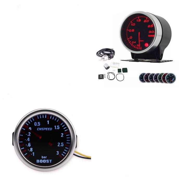 Suporte + Manometro Turbo Agua Oleo RPM EGT p/carro