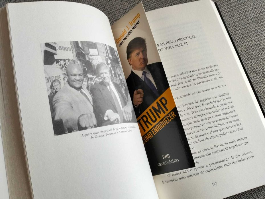 Livro "Trump como enriquecer" de Donald J. Trump