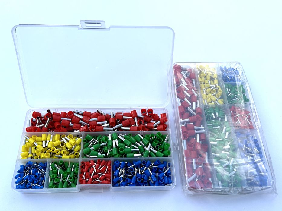 Набор трубчатых наконечников 400, 700, 2120 шт клемма трубчатая