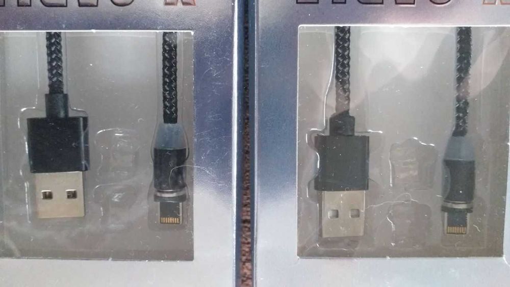 Магнитный кабель для зарядки 1м USB Lightning IPHONE