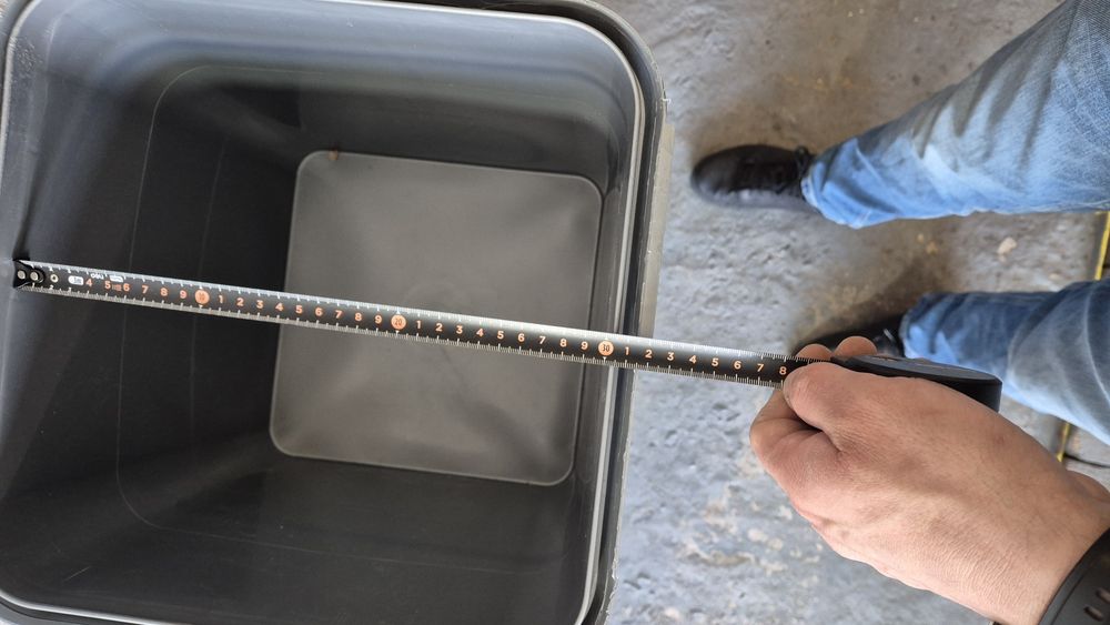 Ящики квадратні пластикові 25літрів