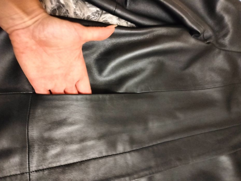 Шкіряний плащ пальто Marks and Spencer