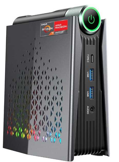 Mini_PC_Gaming OUVIS AMR5_AMD Ryzen 7 5700U 8 Cores up to 4.3GHz, 16GB DDR4 512GB SSD