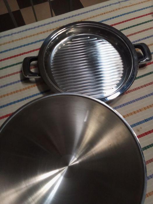 Grelhador de fogão com tampa