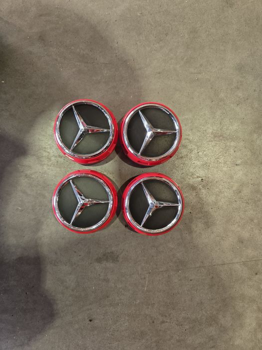 4 Centros Jantes Mercedes-Benz 75mm