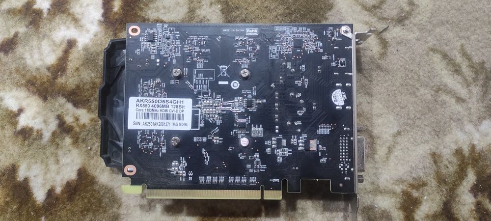 Відокарта Rx 550 4gb