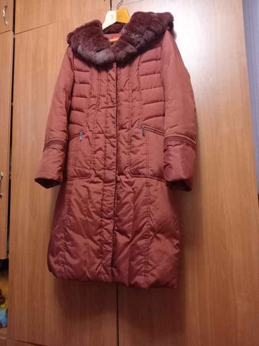 Довгий зимовий  пуховичок