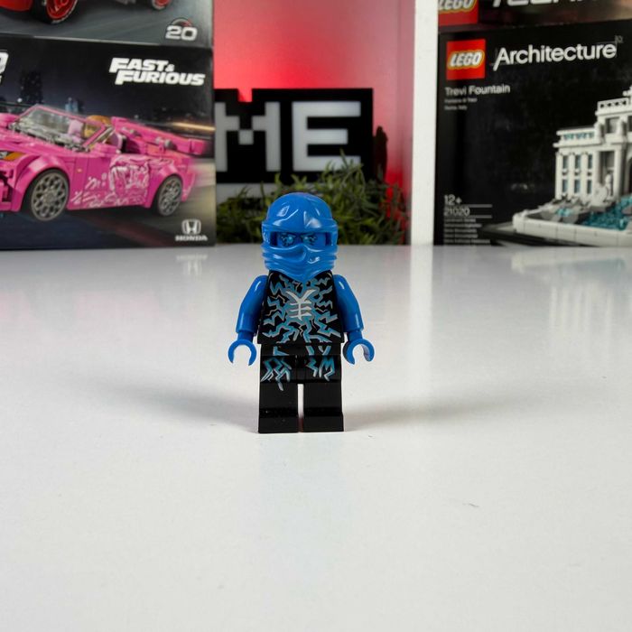 Фігурка Lego Ninja Jay Airjitzu Ninjago njo0160 Б/У Оригінальна мініфігурка Ніндзяго нінзя Джей Аір джитсу асортимент фігурок луго