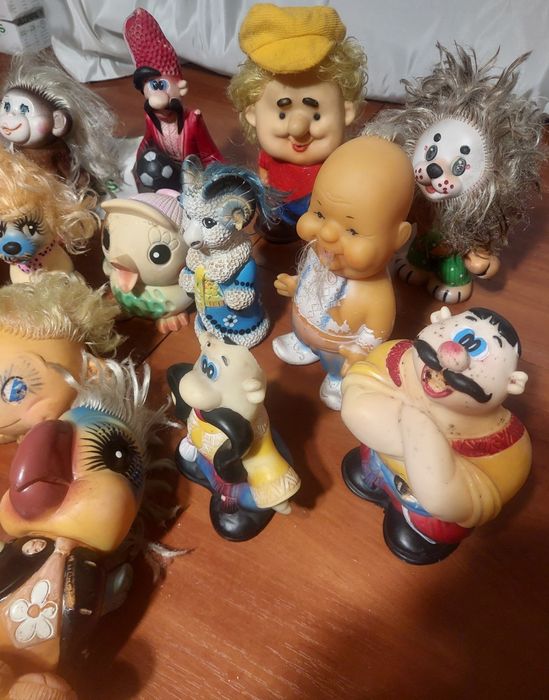 Игрушки резина винтаж.