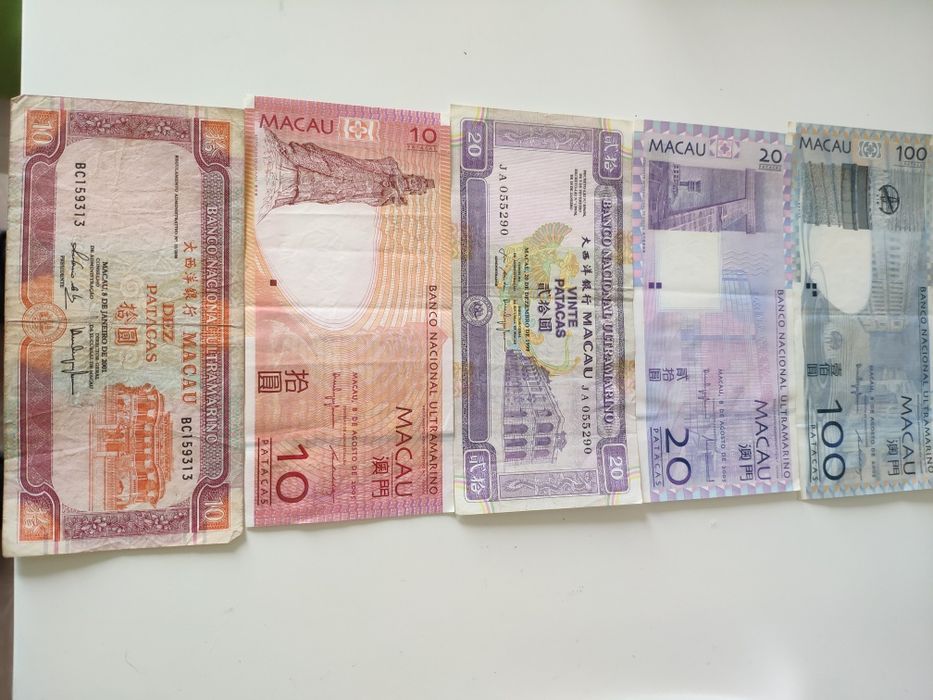 5 notas de Patacas