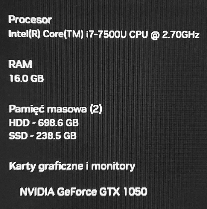 Pavilion Gaming 17,3" IPS - i7 16GB GTX SSD256GB+750GB