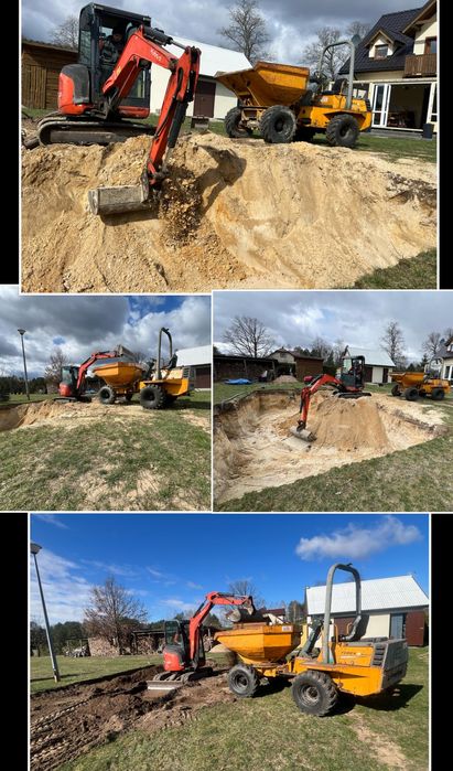 Usługi Mini-koparka ,Wozidło