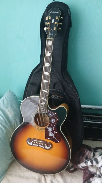 Гітара Epiphone EJ-200CE/VS