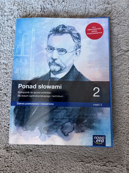 Ponad słowami Język polski  Podręcznik Klasa 2 część 2 Zakres podstawowy i rozszerzony Liceum i technikum