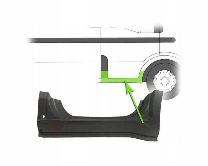 MASTER II 98- MOVANO próg reperaturka progu
