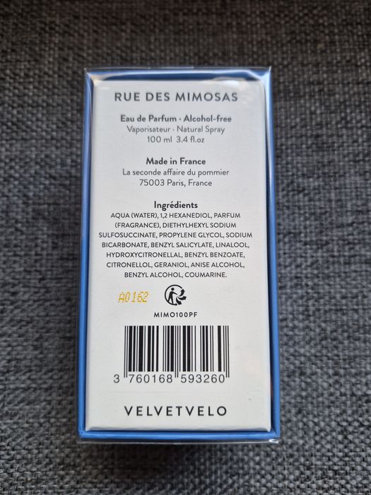 Velvetvelo Rue des mimosas 100ml edp