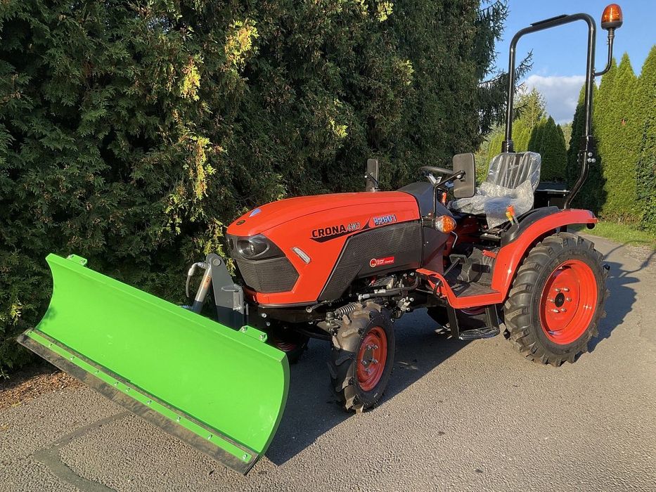 Nowy Minitraktor CRONA CR2601X 26KM | 4x4 | 9 biegów | Podnośnik 750kg | EURO 5 | 2026