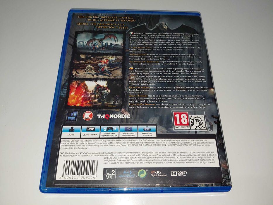 ps4 DARKSIDERS WARMASTERED EDITION remaster po polsku gra action RPG 2