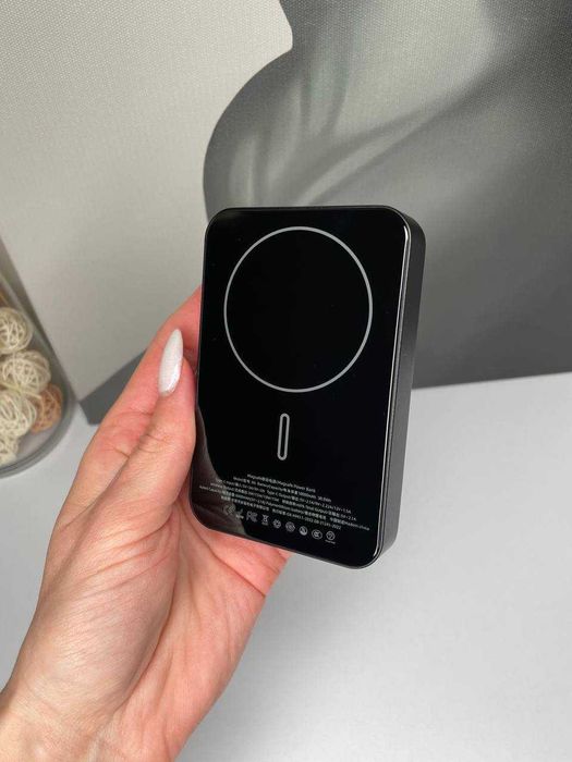 Повербанк повер банк Металевий Безпровідний Power Bank 22.5W 10000 mAh