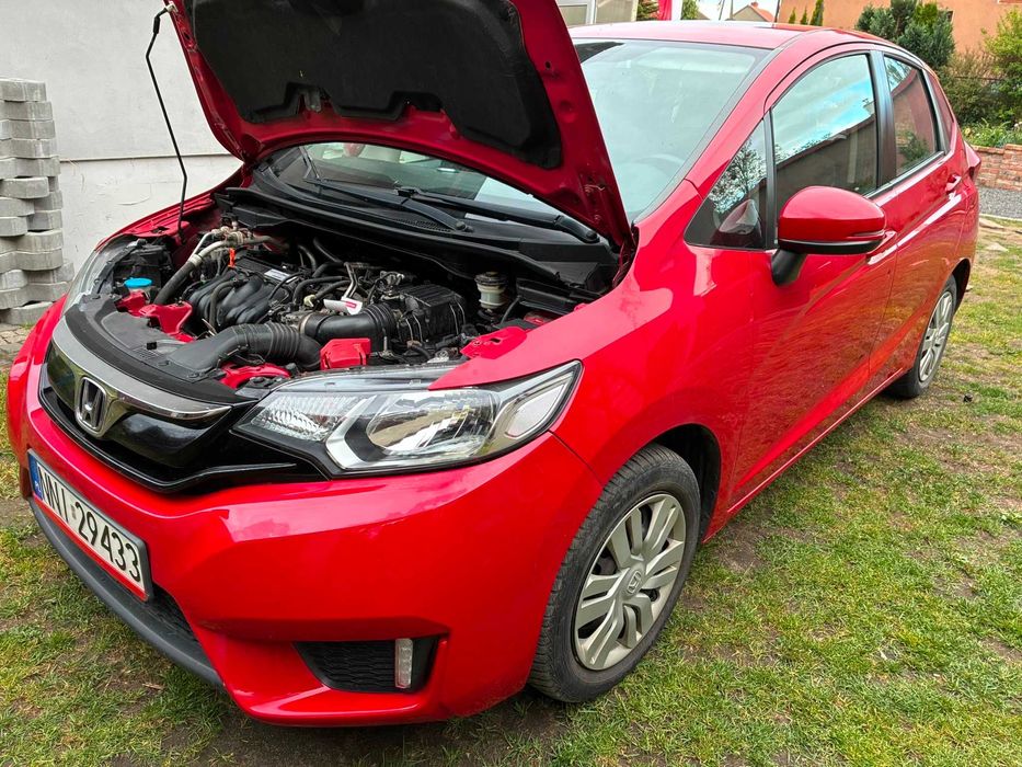 Honda Jazz czerwona prywatnie