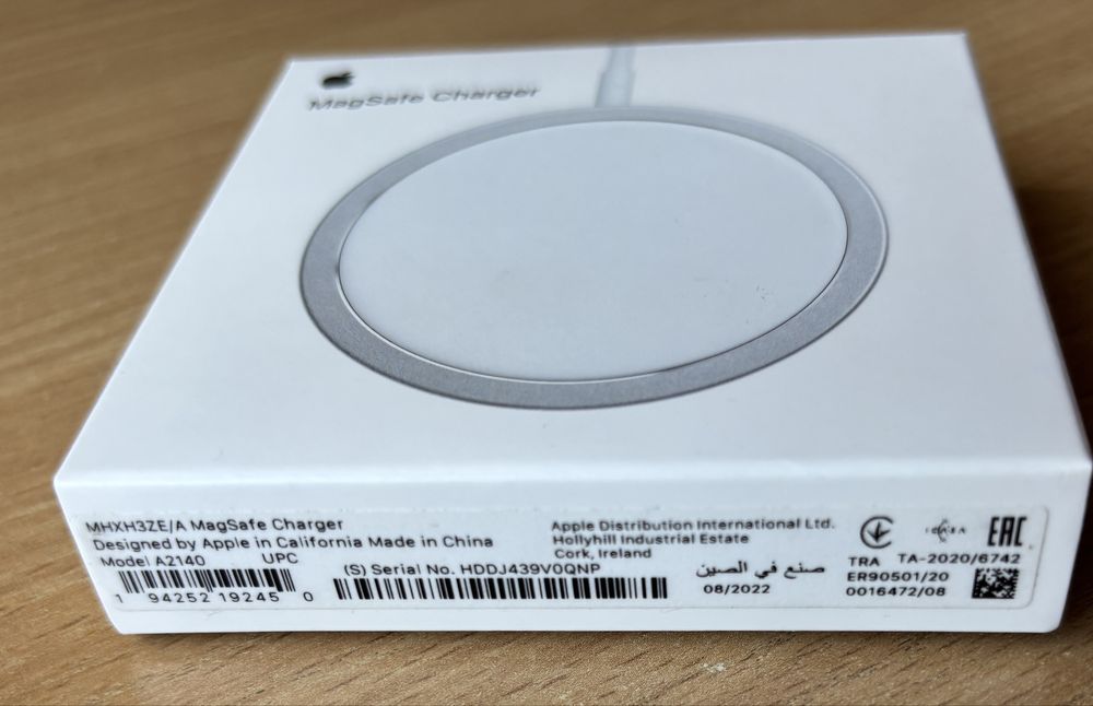 Бездротова зарядка Apple MagSafe Charger White (MHXH3ZE/A) оригінал