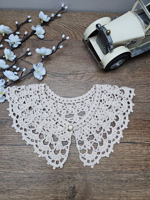 Kołnierzyk, kołnierz, Kołnierzyk bawełniany,  ozdoba