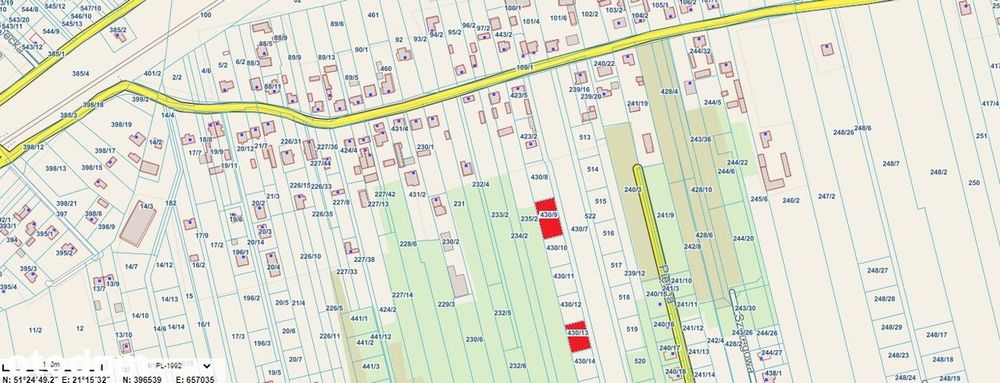 Działki Budowlane 648 M², 864 M²  Groszowice