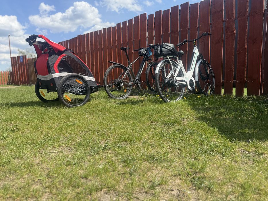 Przyczepka rowerowa dla dziecka 2os. KROSS