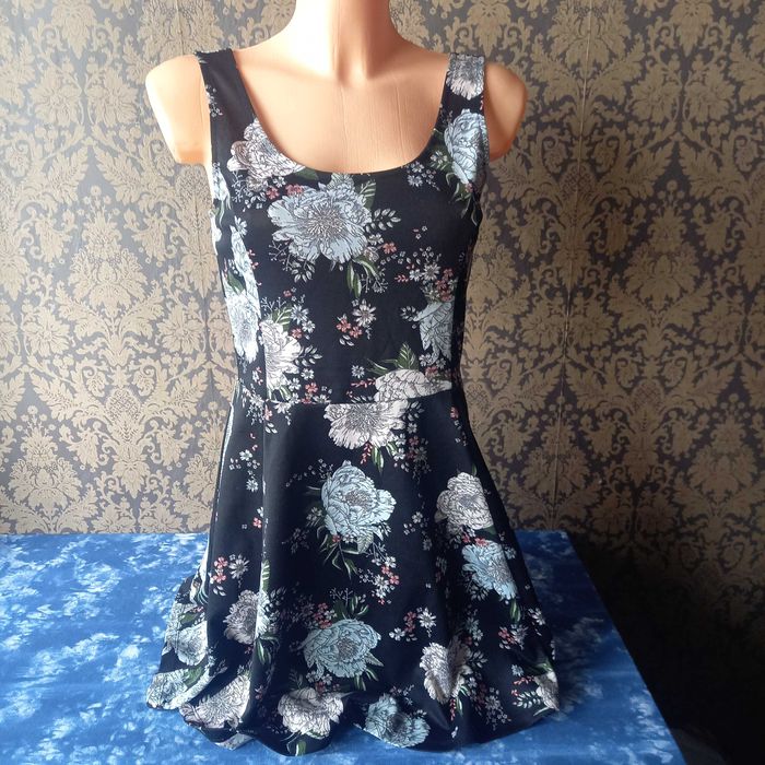 sukienka w kwiaty H&M m