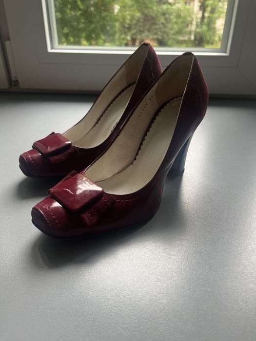 Czółenka 37 skóra lakierowana