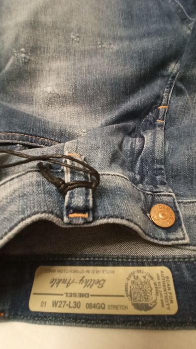 DIESEL nowe spodnie jeansowe r. W27 L30