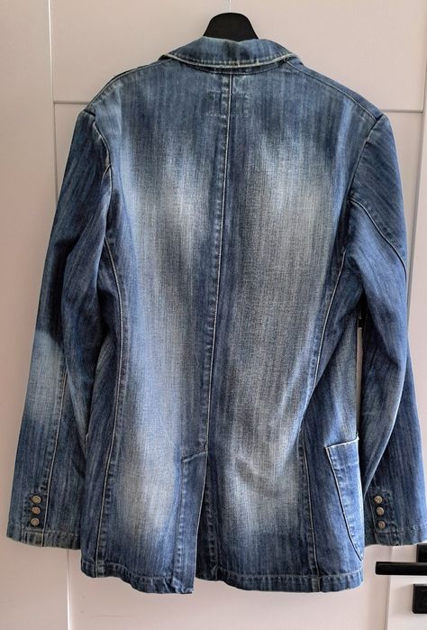 Marynarka męska dżinsowa