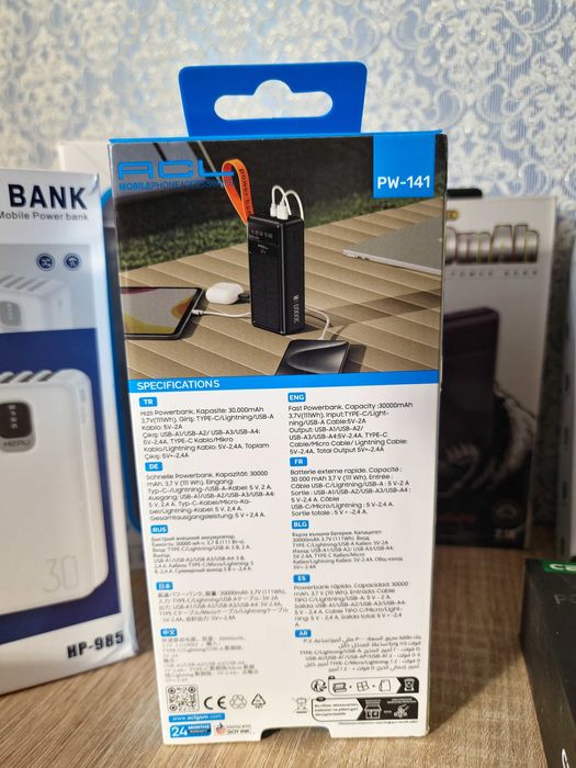 Павербанки 10, 20, 30 powerbank опт дешево быстрая зарядка