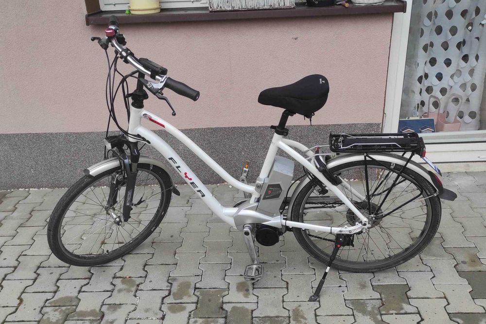 Rower elektryczny Flyer silnik centralny Panasonic